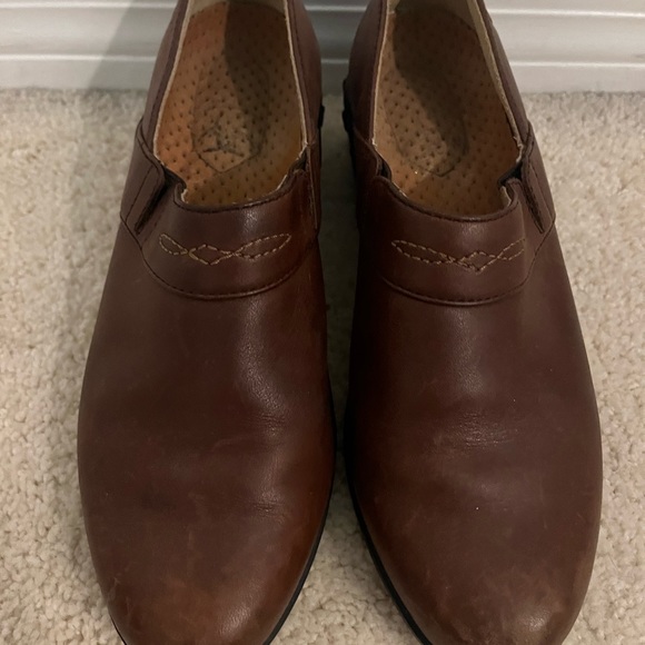 Ariat Brown leather clog slip on - Picture 5 of 6
